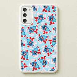 Blue Alien Christmas Pattern  - Disney Christmas Phone Case for Galaxy S20