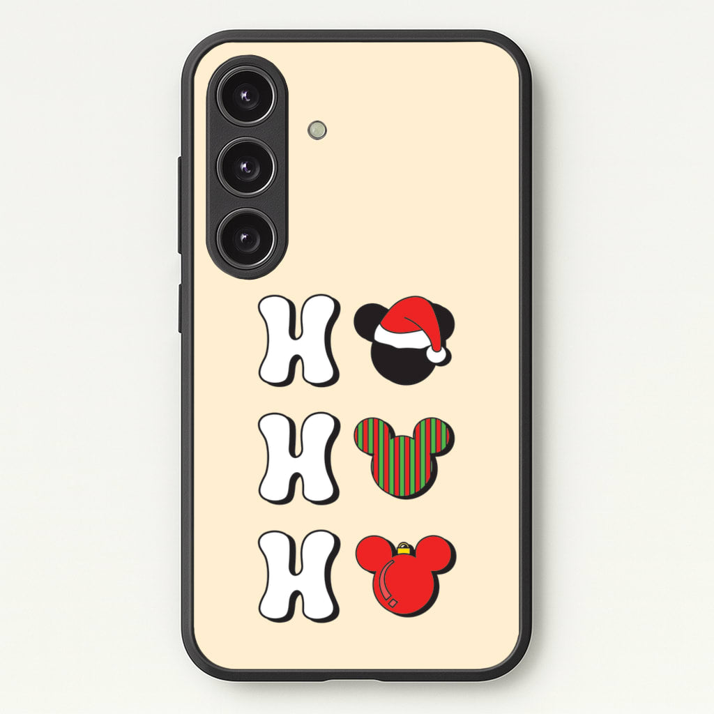 Ho Ho Ho Mickey  - Disney Christmas Phone Case for Galaxy S24 Plus