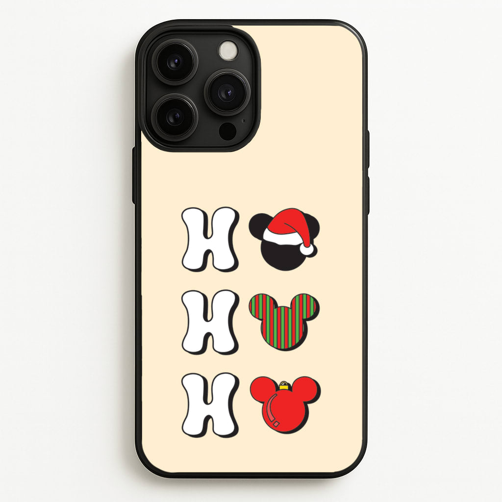 Ho Ho Ho Mickey  - Disney Christmas Phone Case for iPhone 13 Pro Max