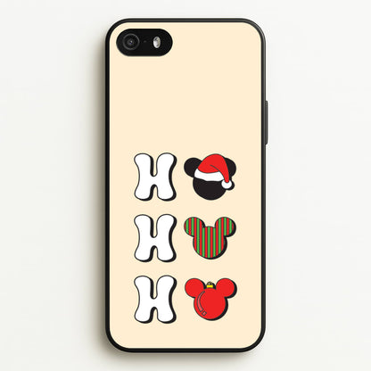 Ho Ho Ho Mickey  - Disney Christmas Phone Case for iPhone 5 / 5s / SE 2016