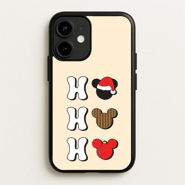 Ho Ho Ho Mickey  - Disney Christmas Phone Case for iPhone 12 / 12 Pro