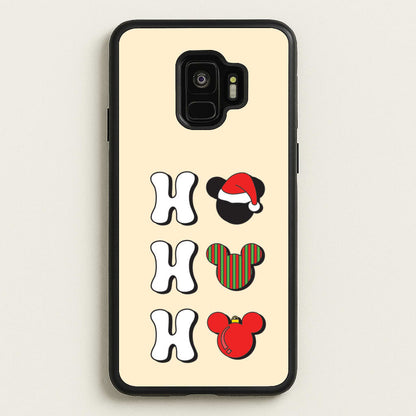 Ho Ho Ho Mickey  - Disney Christmas Phone Case for Galaxy S9