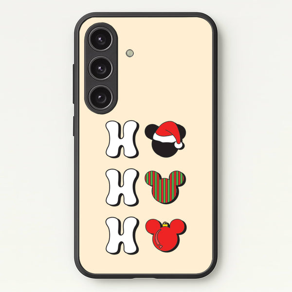 Ho Ho Ho Mickey  - Disney Christmas Phone Case for Galaxy S25