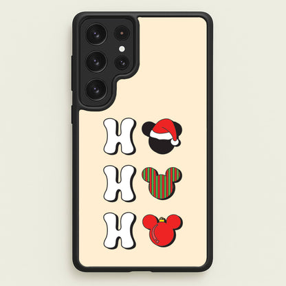 Ho Ho Ho Mickey  - Disney Christmas Phone Case for Galaxy S22 Ultra