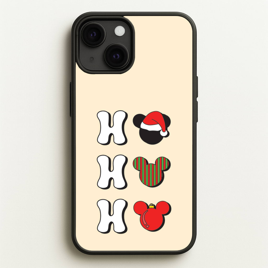 Ho Ho Ho Mickey  - Disney Christmas Phone Case for iPhone 13