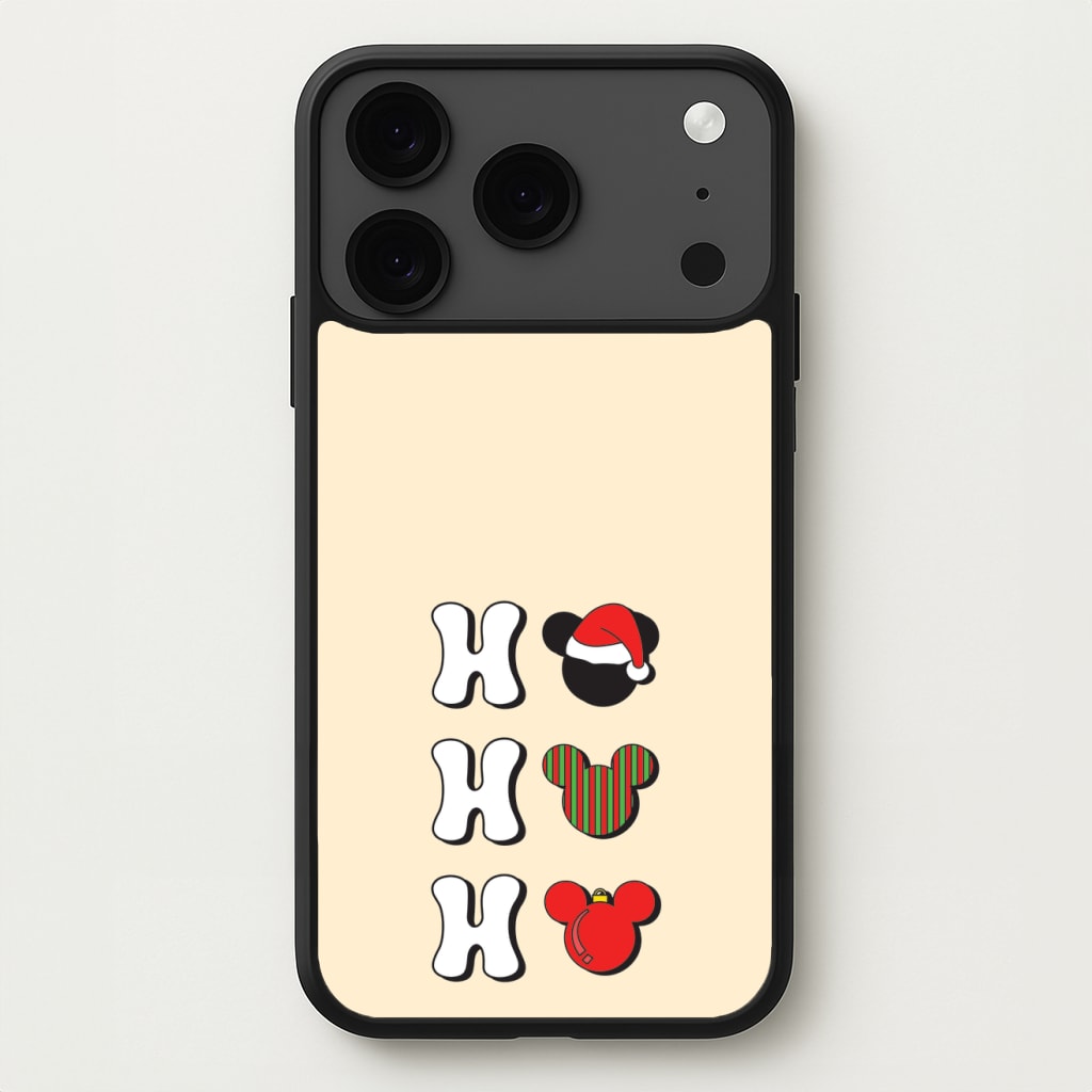 Ho Ho Ho Mickey Phone Case for iPhone 17 Pro Max