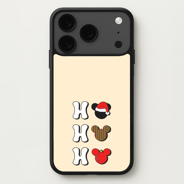 Ho Ho Ho Mickey Phone Case for iPhone 17 Pro Max