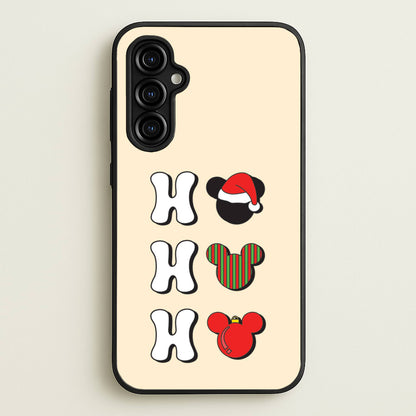 Ho Ho Ho Mickey  - Disney Christmas Phone Case for Galaxy A54