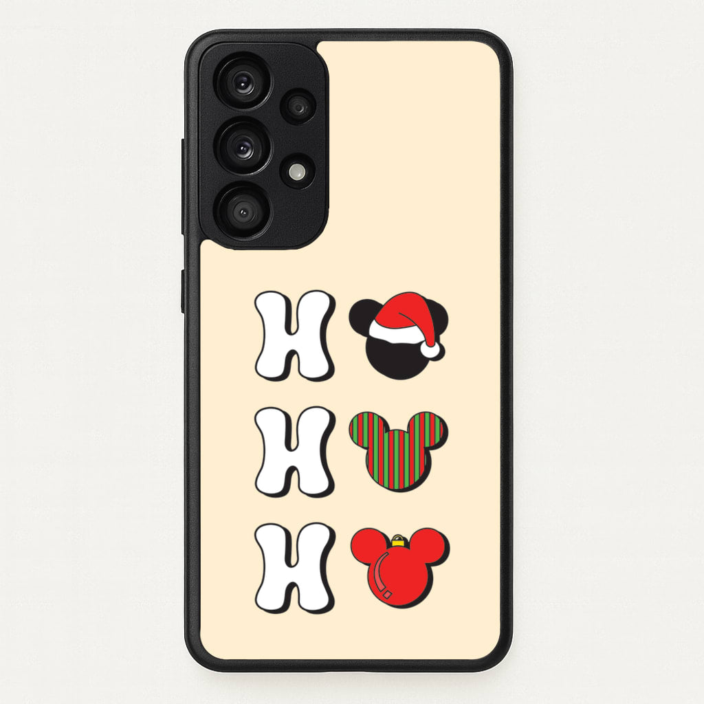 Ho Ho Ho Mickey  - Disney Christmas Phone Case for Galaxy A53
