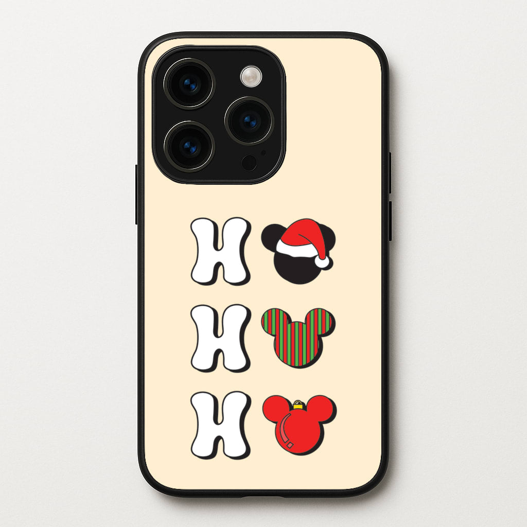 Ho Ho Ho Mickey  - Disney Christmas Phone Case for iPhone 15 Pro Max