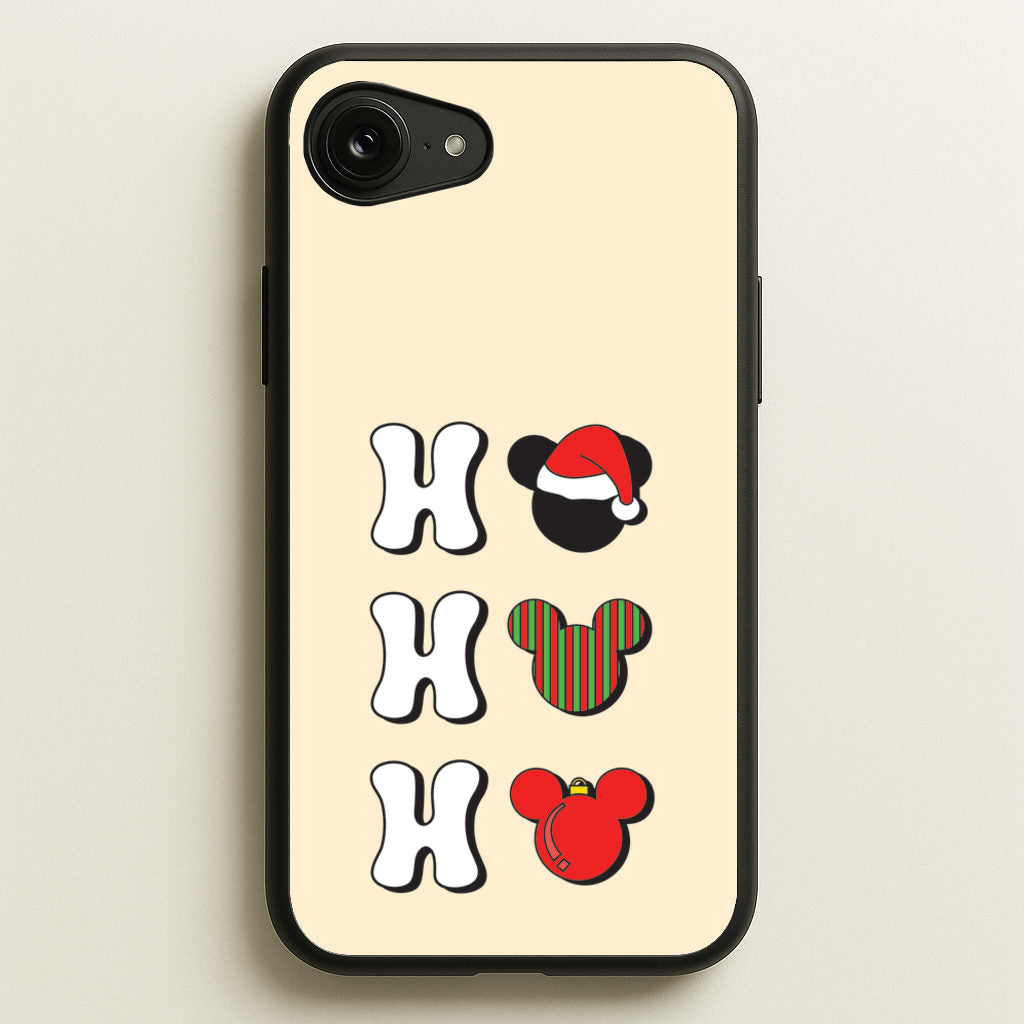 Ho Ho Ho Mickey  - Disney Christmas Phone Case for iPhone 16e