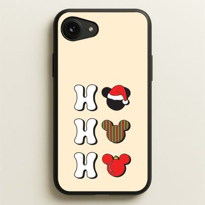 Ho Ho Ho Mickey  - Disney Christmas Phone Case for iPhone 16e