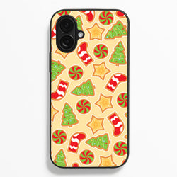 Gingerbread And Stocking Pattern  - Christmas Patterns Phone Case for iPhone 16 Plus