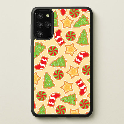Gingerbread And Stocking Pattern  - Christmas Patterns Phone Case for Galaxy S20 Plus