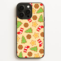 Gingerbread And Stocking Pattern  - Christmas Patterns Phone Case for iPhone 12 Pro Max