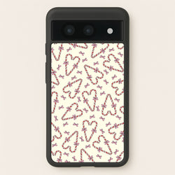 Candy Cane Love Heart Pattern  - Christmas Patterns Phone Case for Google Pixel 8a