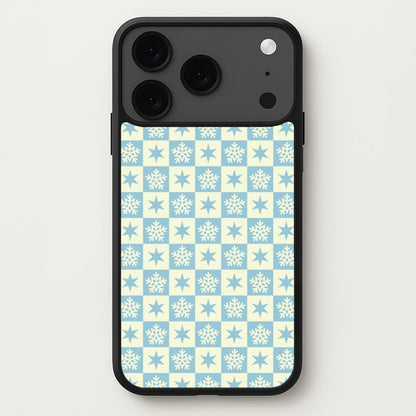 Snow And Star Pattern Phone Case for iPhone 17 Pro
