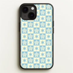 Snow And Star Pattern  - Christmas Patterns Phone Case for iPhone 13