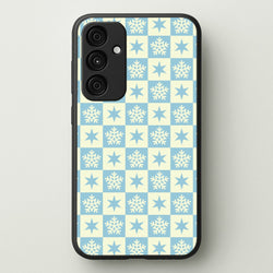 Snow And Star Pattern  - Christmas Patterns Phone Case for Galaxy A55