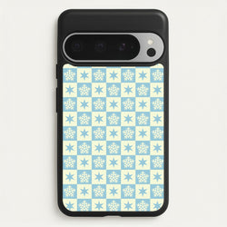 Snow And Star Pattern  - Christmas Patterns Phone Case for Google Pixel 9 Pro XL