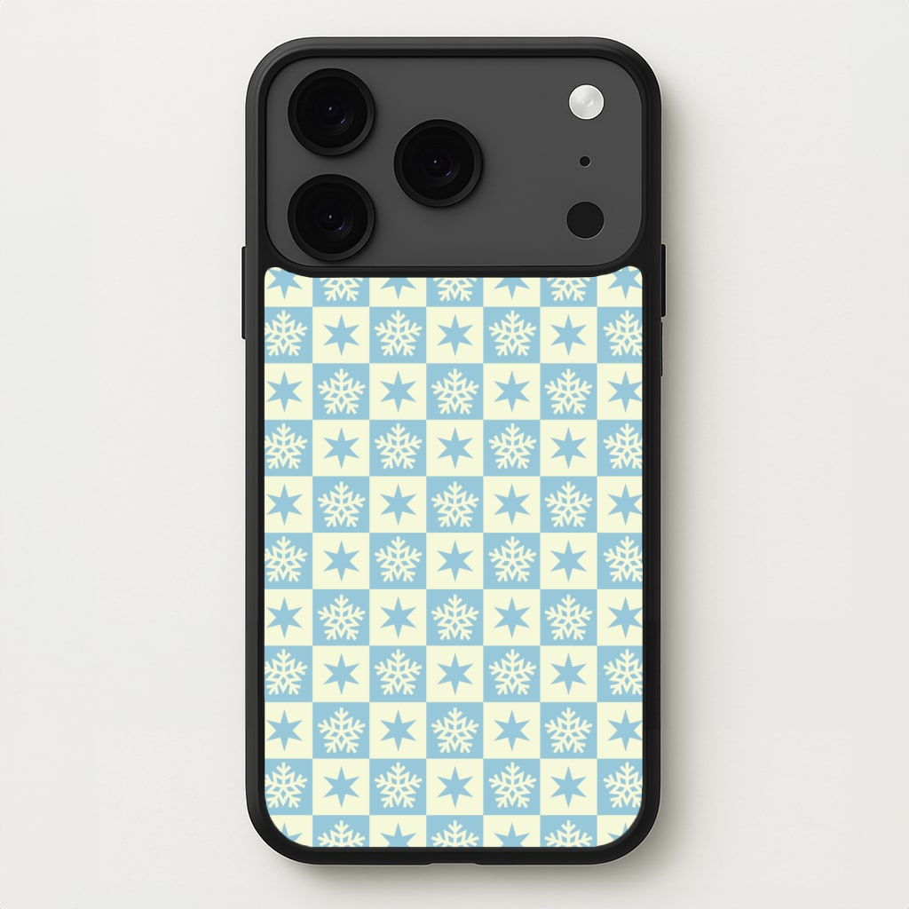 Snow And Star Pattern Phone Case for iPhone 17 Pro Max