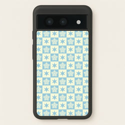 Snow And Star Pattern  - Christmas Patterns Phone Case for Google Pixel 8a
