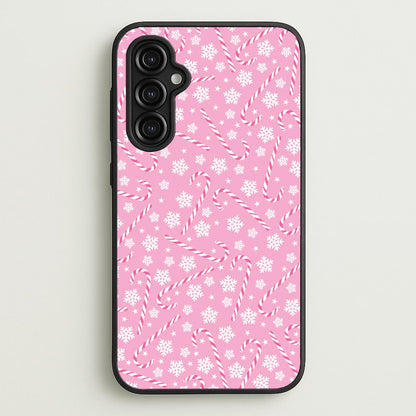Candy Cane Pattern  - Christmas Patterns Phone Case for Galaxy A14