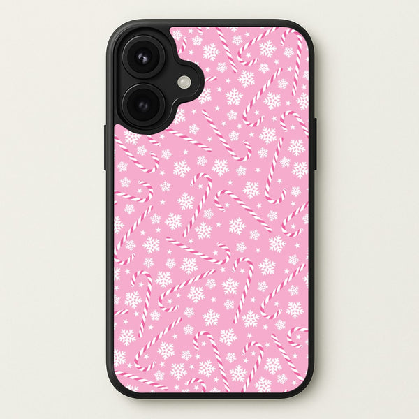 Candy Cane Pattern Phone Case for iPhone 17