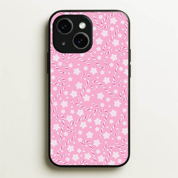 Candy Cane Pattern  - Christmas Patterns Phone Case for iPhone 15