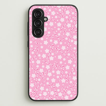 Candy Cane Pattern  - Christmas Patterns Phone Case for Galaxy S23FE