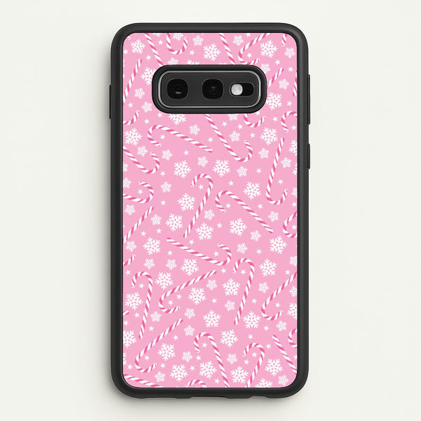 Candy Cane Pattern  - Christmas Patterns Phone Case for Galaxy S10e