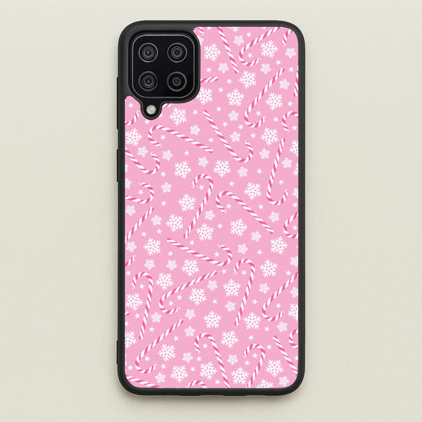 Candy Cane Pattern  - Christmas Patterns Phone Case for Galaxy A12
