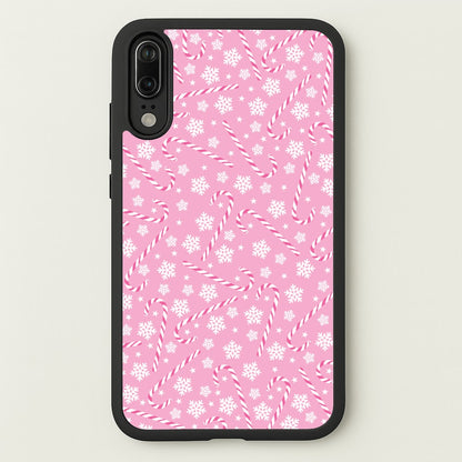 Candy Cane Pattern  - Christmas Patterns Phone Case for Huawei P20