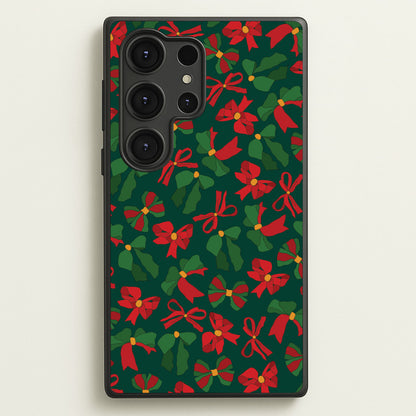 Green And Red Pattern  - Christmas Patterns Phone Case for Galaxy S25 Ultra