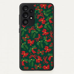 Green And Red Pattern  - Christmas Patterns Phone Case for Galaxy A53