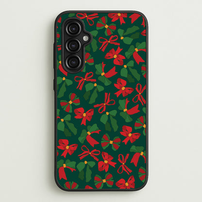 Green And Red Pattern  - Christmas Patterns Phone Case for Galaxy A14