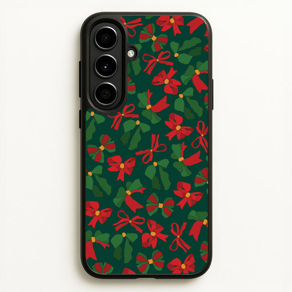 Green And Red Pattern  - Christmas Patterns Phone Case for Galaxy A56