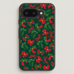 Green And Red Pattern  - Christmas Patterns Phone Case for Google Pixel 9a