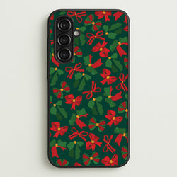 Green And Red Pattern  - Christmas Patterns Phone Case for Galaxy A16