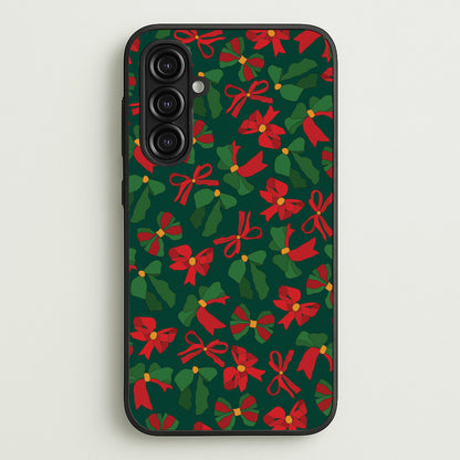 Green And Red Pattern  - Christmas Patterns Phone Case for Galaxy A16