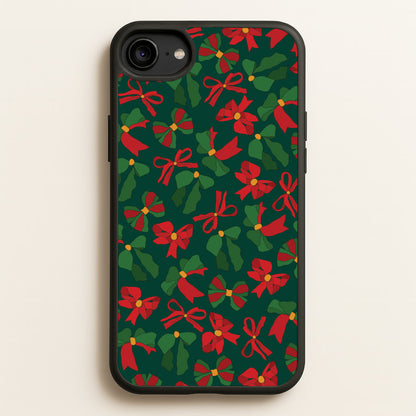 Green And Red Pattern  - Christmas Patterns Phone Case for iPhone 6 / 7 / 8 / SE