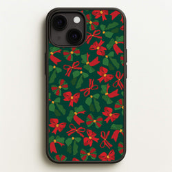 Green And Red Pattern  - Christmas Patterns Phone Case for iPhone 13 Mini