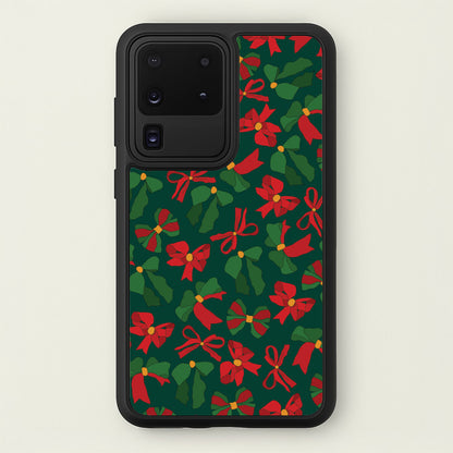 Green And Red Pattern  - Christmas Patterns Phone Case for Galaxy S20 Ultra