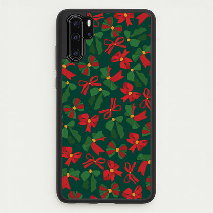 Green And Red Pattern  - Christmas Patterns Phone Case for Huawei P30 Pro