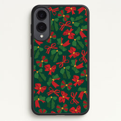 Green And Red Pattern  - Christmas Patterns Phone Case for Galaxy S25 Edge