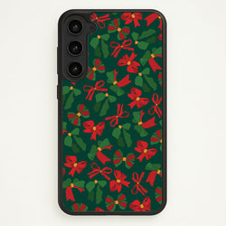Green And Red Pattern  - Christmas Patterns Phone Case for Galaxy S23