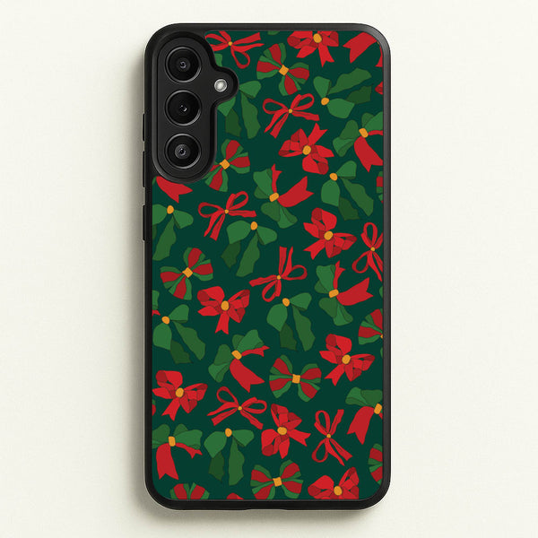 Green And Red Pattern  - Christmas Patterns Phone Case for Galaxy A34