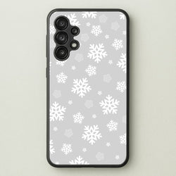 Grey Snowflake Pattern  - Christmas Patterns Phone Case for Galaxy A13