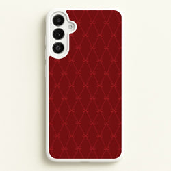 Red Bow Pattern  - Christmas Patterns Phone Case for Galaxy A36
