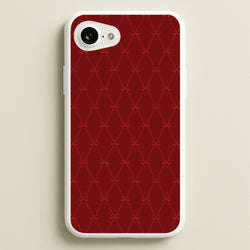 Red Bow Pattern  - Christmas Patterns Phone Case for iPhone 16e